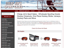 Tablet Screenshot of cheapjims.com